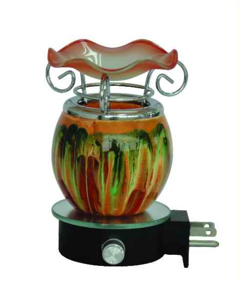 EB-025 ORANGE Round Tie Dye Wall Burner